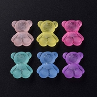 100 frostede, siddende bamse perler